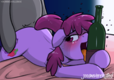 1738790__explicit_artist-colon-jcosneverexisted_berry punch_berryshine_30 minute art challenge_bed_bedroom eyes_blushing_bottle_doggy style_drunk_femal.png
