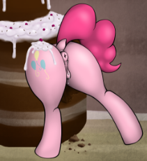 1790158__artist needed_explicit_pinkie pie_anatomically correct_anus_cake_dock_earth pony_female_food_mare_nudity_ponut_pony_solo_solo female_vaginal s.png