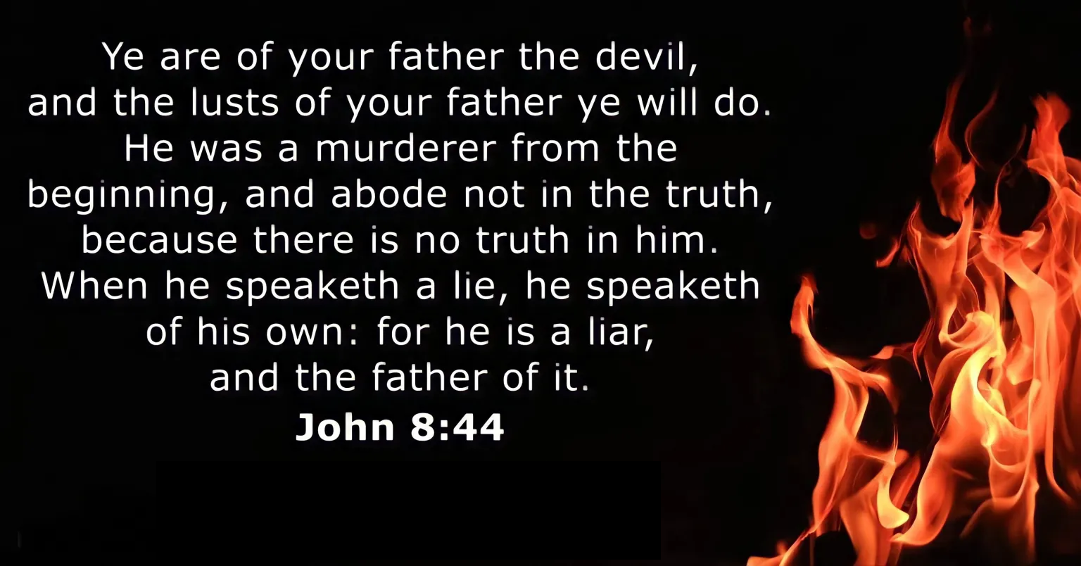 Отец глава 8. Ложь дьявола. Дьявол отец лжи. Отец лжи дьявол Евангелие. Дьявол отец лжи Библия.