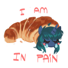 6977973__safe_artist-colon-egil_imported+from+derpibooru_oc_oc+only_pony_unicorn_blush+sticker_blushing_bread_croissant_crying_food_horn_ponies+in+food_pun_simp.jpg