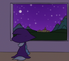 1196776__safe_artist-colon-zippysqrl_trixie_4th of july_animated_canterlot_female_fireworks_hill_mare_moon_mountain_night_pony_sitting_so.gif