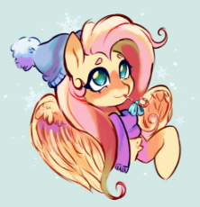 7136152__safe_artist-colon-kuzoux_imported+from+derpibooru_fluttershy_pegasus_pony_-colon-3_bust_candy_candy+cane_clothes_cute_female_food_hat_mare_mouth+hold_r.png