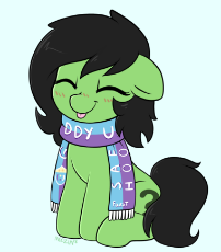 1715739__safe_artist-colon-moozua_derpibooru+exclusive_oc_oc-colon-filly+anon_oc+only_4chan+cup_4chan+cup+scarf_adoranon_chibi_clothes_cute_female_fill.png