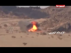physical removal of a Saudi technical by Houthis.webm