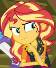 2126511__safe_rarity_sunset+shimmer_female_smiling_screencap_equestria+girls_sitting_cropped_equestria+girls+series_solo+focus_.png
