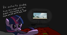 6787994__safe_artist-colon-pinkiecel_imported+from+ponybooru_twilight+sparkle_oc_oc-colon-anon_human_bed_lord+of+the+rings_ponybooru+exclusive_television_twilig.png
