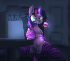 3312796__explicit_alternate+version_artist-colon-ricy_twilight+sparkle_pony_unicorn_anatomically+correct_anus_belly_belly+button_belly+grab_burger_chair_chubby_.png