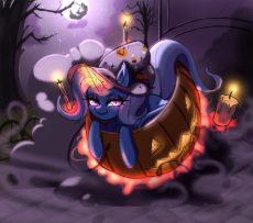 7368222__safe_artist-colon-robu_imported+from+derpibooru_nightmare+moon_trixie_bat+pony_pony_unicorn_luna+eclipsed_bat+wings_candle_clothes_costume_fangs_glowin.jpg