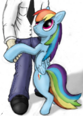 189673__safe_artist-colon-tg-dash-0_rainbow dash_bipedal_clothes_cute_dancing_drawing_female_holding hands_holding hooves_human_jeans_man_mare_pants_pe.jpg