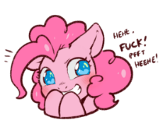6771440__safe_artist-colon-cold-dash-blooded-dash-twilight_imported+from+derpibooru_pinkie+pie_earth+pony_pony_bad+word_blushing_dialogue_female_giggling_mare_s.png