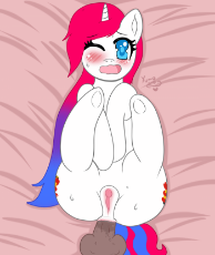 2140048__explicit_artist-colon-yumomochan_oc_oc-colon-daylight dream_oc only_anal_bed_blushing_commission_female_fullbody_mare_nudity_pen.png