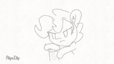 1943508__safe_solo_female_pony_oc_mare_oc+only_simple+background_earth+pony_cute_monochrome_animated_white+background_food_chest+fluff_bipedal_gif_ea.gif