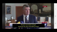 PRESIDENT OF CROATIA WE WILL NOT BE VACCINATED ANYMORE.mp4