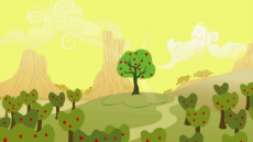 1878731__safe_bloomberg_screencap_tree_no+pony_apple+tree_over+a+barrel_season+1_apple+orchard.png