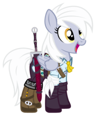 1010544__safe_artist-colon-pixelkitties_derpy+hooves_pegasus_pony_bandage_boots_ciri_clothes_costume_crossover_female_mare_nightmare+night+costume_open+mouth_sh.png