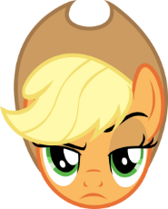 6984750__safe_artist-colon-aethon056_imported+from+derpibooru_applejack_pony_applejack27s+hat_cowboy+hat_eyebrows_female_hat_head+only_raised+eyebrow_simple+bac.png