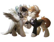 1890108__safe_artist-colon-blitzpony_oc_oc only_boop_bowtie_chest fluff_clothes_commission_dress_ear fluff_eyes closed_female_holding hooves_horn jewel.png