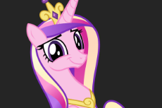 1536036__safe_artist-colon-2snacks_princess cadance_queen chrysalis_alicorn_animated_blinking_bust_changeling_cute_disguise_disguised changeling_fake c.gif