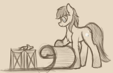 2875382__safe_pony_solo_oc_oc+only_sketch_yakutian+horse_sled_artist-colon-ahorseofcourse.png