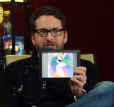 Why do we have a framed picture of Pincess Celestia.png