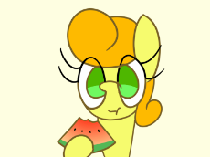 7022842__safe_artist-colon-greenhoof_imported+from+derpibooru_carrot+top_golden+harvest_earth+pony_pony_animated_female_food_gif_mare.gif