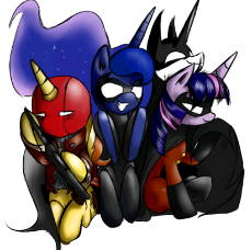 763358__safe_artist-colon-supermare_princess+celestia_princess+luna_sunset+shimmer_twilight+sparkle_pony_g4_batman_dc+comics_dick+grayson_jason+todd_nightwing_.png