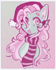 7136158__safe_artist-colon-k4krr_imported+from+derpibooru_minty_earth+pony_pony_christmas_clothes_g3_hat_holiday_scarf_solo.png