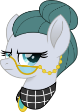 2305448__safe_cloudy+quartz_solo_female_pony_mare_simple+background_earth+pony_transparent+background_looking+at+you_glasses_bust_unamused_artist-col.png