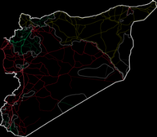 Syria Road Map with Frontlines.png