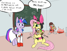 655910__safe_artist-colon-metal-dash-kitty_derpy hooves_twilight sparkle_alicorn_bread_bread monster_debate in the comments_derpy soldier.png