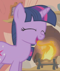 2522623__safe_twilight+sparkle_solo_female_pony_mare_unicorn_screencap_cute_open+mouth_animated_eyes+closed_cropped_gif_unicorn+twilight_fire_twiabet.gif