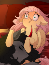 1405259__safe_artist-colon-evehly_fluttershy_king sombra_bed_blushing_chest fluff_chin fluff_cuddling_curved horn_cute_ear fluff_eyes closed_fangs_fema.png