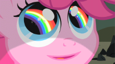187223__safe_pinkie+pie_solo_pony_smiling_earth+pony_screencap_open+mouth_animated_filly_happy_wingding+eyes_pinkamena+diane+pie_younger_looking+up_h.gif
