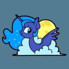 7180268__safe_artist-colon-pilesofmiless_imported+from+derpibooru_princess+luna_alicorn_pony_blue+coat_blue+eyes_blue+mane_cloud_female_horn_looking+sideways_mo.jpg