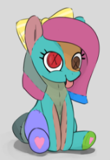 3392608__safe_artist-colon-anonymous_oc_oc-colon-silly+stuffing_unofficial+characters+only_original+species_plush+pony_pony_art+pack-colon-born+to+sill.png