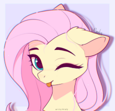 3654897__safe_artist-colon-nnaly_derpibooru+import_fluttershy_pegasus_pony_g4_-colon-p_bust_image_jpeg_one+eye+closed_portrait_solo_tongue+out.jpeg