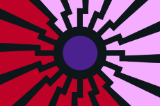 mlpol flag prototype nightmare scheme pinkred diagonal colour.png