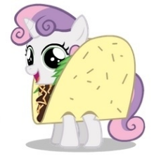 953927__safe_clothes_cute_sweetie belle_costume_pun_cropped_artist-colon-mixermike622_diasweetes_taco.jpg