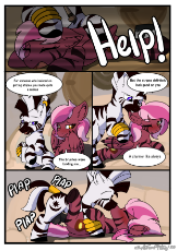 2462761__explicit_artist-colon-aurorafang_oc_oc+only_oc-colon-zeny_oc-colon-zephyr_pegasus_pony_zebra_ashamed_bait+and+switch_balls_biting_blushing_bodypaint_br.png