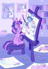 7441682__safe_artist-colon-raineydayes_imported+from+derpibooru_night+light_princess+celestia_shining+armor_spike_twilight+sparkle_twilight+velvet_alicorn_drago.png