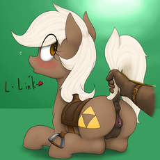 1165757__explicit_artist-colon-anearbyanimal_anatomically correct_anus_blushing_clitoris_crotchboobs_dark genitals_disembodied hand_dock_earth pony_epo.png