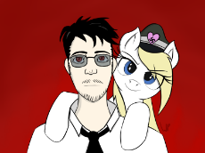 1578864__safe_oc_oc-colon-aryanne_oc only_arms on shoulders_background_blonde_clothes_earth pony_facial hair_female_glasses_hat_human_looking at you_ma.png