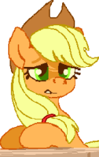 7316399__safe_artist-colon-mouseu_imported+from+derpibooru_earth+pony_pony_applejack27s+hat_cowboy+hat_disappointed_female_hat_mare_pixel-dash-crisp+art_simple+.png