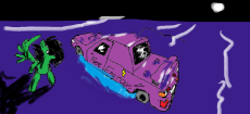 Lucy with a car u can go anywhere.png