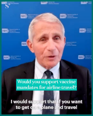Fauci calls for unvaccinated Americans to be banned.mp4