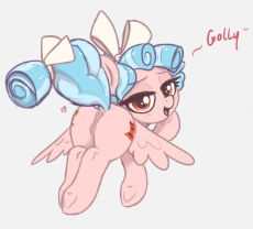 3219309__explicit_artist-colon-t72b_cozy+glow_pony_unicorn_anus_bow_butt_cozy+glutes_dialogue_female_filly_flying_foal_foalcon_golly_hair+bow_hoof+on+cheek_look.png
