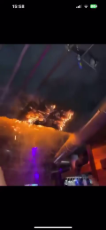 a bar at a swiss ski resort catches fire.mp4
