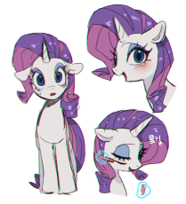 7313696__safe_artist-colon-hosikawa_imported+from+derpibooru_rarity_pony_unicorn_applying+makeup_blushing_chromatic+aberration_female_horn_magic_makeup_mare_sim.png