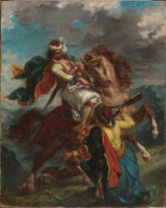 Eugène_Delacroix_-_A_Turk_Surrenders_to_a_Greek_Horseman_(1856).jpg
