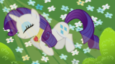 593__safe_artist-colon-adcoon_rarity_secret+of+my+excess_crepuscular+rays_female_fire+ruby_flower_inkscape_mare_pony_side_sleeping_smiling_solo_unicorn-593.png
